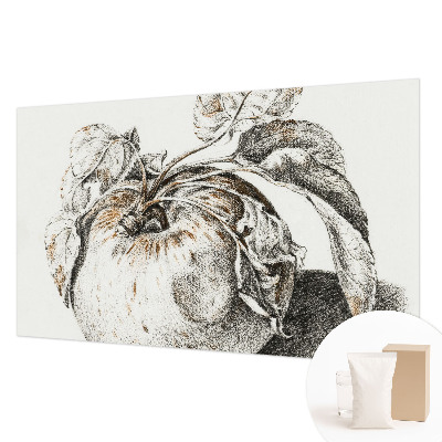 Papier peint panoramique avec motif de feuilles de pommier