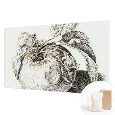 Papier peint photo imprimé sur tissu non tissé feuilles de pommier