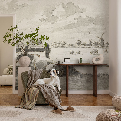 Papier peint panoramique haut de gamme Vidiecka idylka