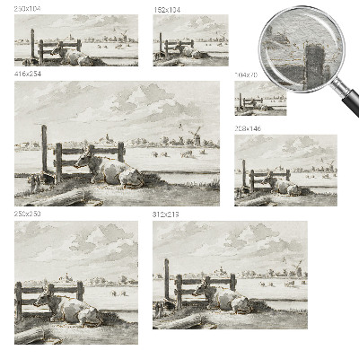 Papier peint panoramique haut de gamme avec un motif « Vidiecka idylka »