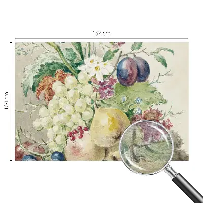 Papier peint photographique sur tissu non tissé Fleurs et fruits
