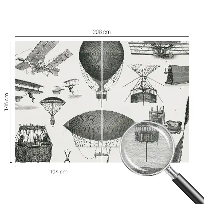Papier peint photo grand format pour le mur Histoire de l'aviation