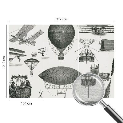 Papier peint panoramique salon História letectva