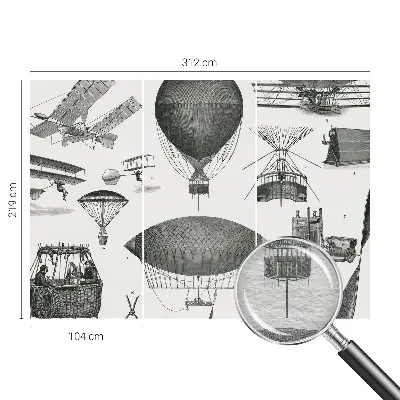 Papier peint photo grand format pour le mur Histoire de l'aviation