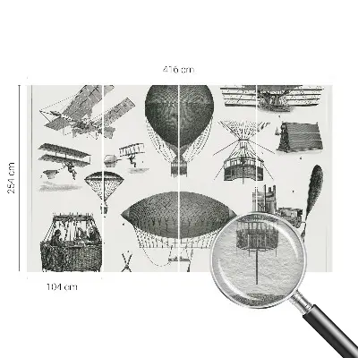 Papier peint photo grand format pour le mur Histoire de l'aviation