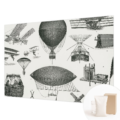 Papier peint panoramique salon avec motif « História letectva »