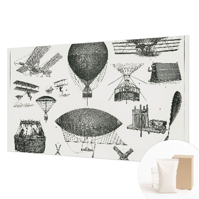 Papier peint panoramique salon avec motif « História letectva »