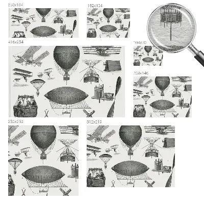 Papier peint photo grand format pour le mur Histoire de l'aviation