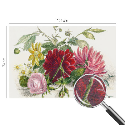 Papier peint panoramique chambre Kytica kvetov