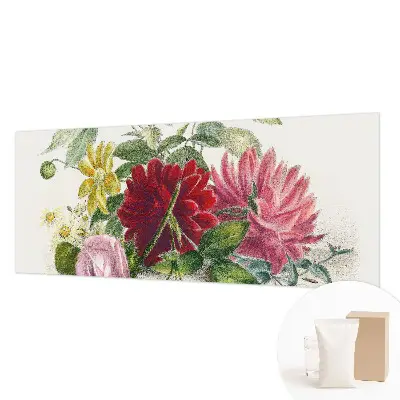 Papier peint photo sur tissu non tissé bouquet de fleurs
