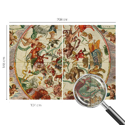 Papier peint panoramique moderne Hviezdne kompozície