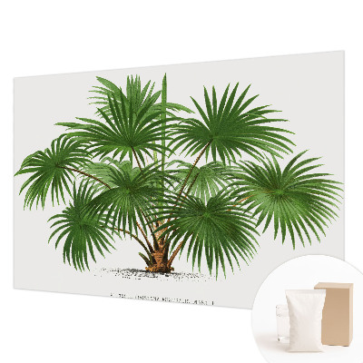 Papier peint panoramique haut de gamme avec un motif exotique