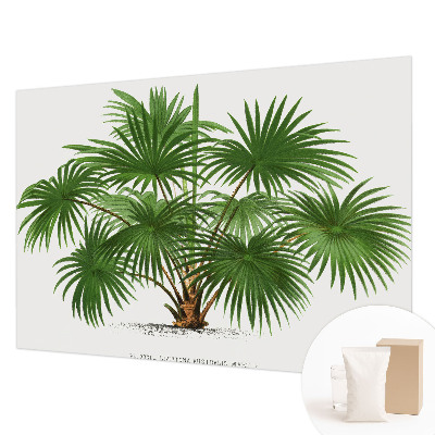 Papier peint panoramique haut de gamme avec un motif exotique