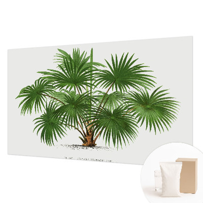 Papier peint panoramique haut de gamme avec un motif exotique