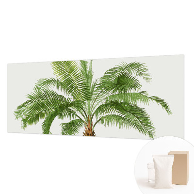 Papier peint panoramique de haute qualité avec un motif de palmier brillant