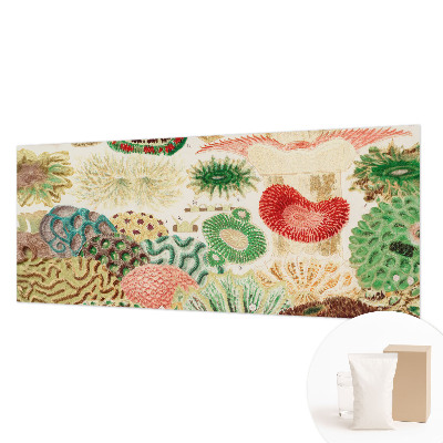 Papier peint panoramique intissé moderne avec des formes organiques