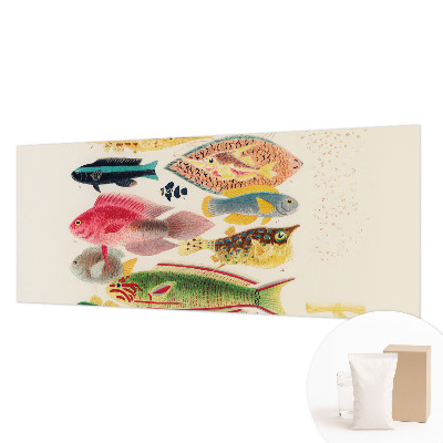 Papier peint photo intissé avec un motif de poissons colorés