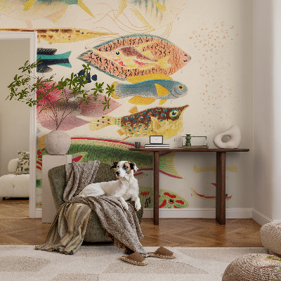 Papier peint photo intissé Farebné ryby