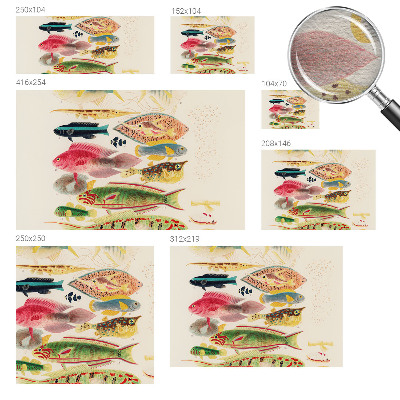 Papier peint photo intissé Farebné ryby