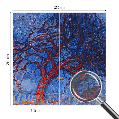 Papier peint photographique intissé Arbre flamboyant