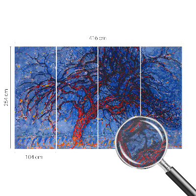 Poster mural panoramique Plameňový strom