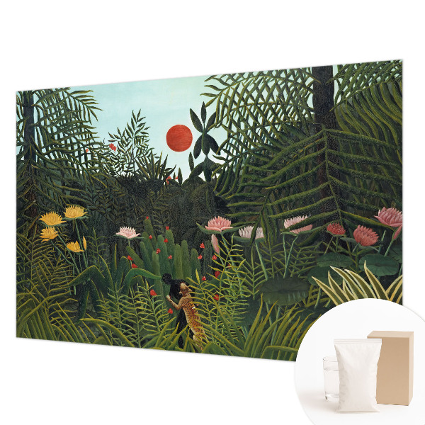 Tapisserie murale z avec un motif de paysage exotique