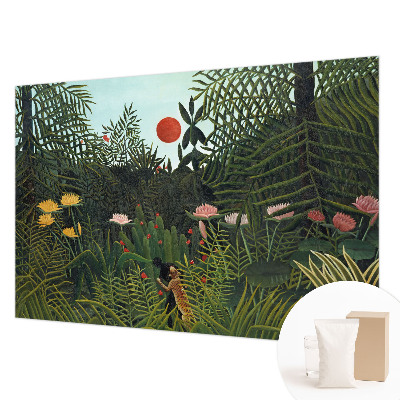Tapisserie murale z avec un motif de paysage exotique