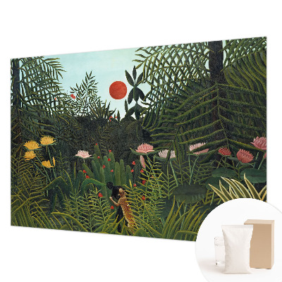 Tapisserie murale z avec un motif de paysage exotique