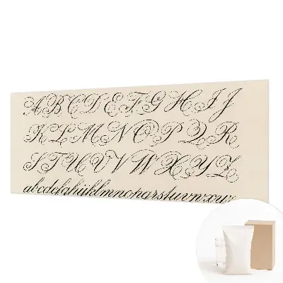 Papier peint photo sur tissu non tissé Écriture calligraphique