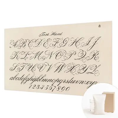 Papier peint photo sur tissu non tissé Écriture calligraphique