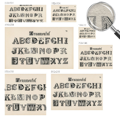 Papier peint chambre moderne Dekoratívne písmená