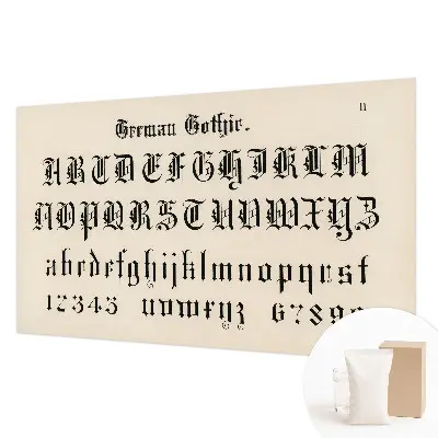 Papier peint intissé imprimé Lettres gothiques