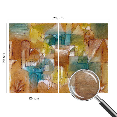 Papier peint panoramique intissé Geometrické štruktúry