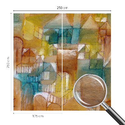 Papier peint panoramique intissé Geometrické štruktúry