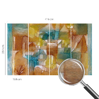 Papier peint panoramique intissé Geometrické štruktúry