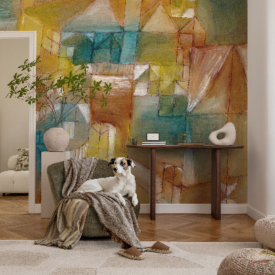 Papier peint panoramique intissé Geometrické štruktúry