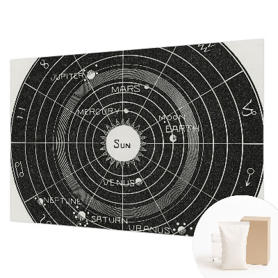 Papier peint panoramique sur mesure Kozmický diagram