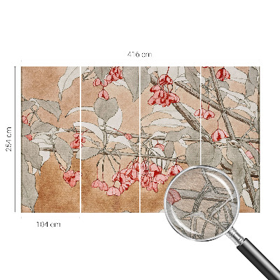 Papier peint panoramique salon Kvetinová harmónia