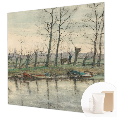 Papier peint panoramique enfant Zimná krajina
