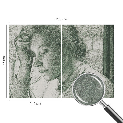 Papier peint panoramique moderne Reflexívna žena