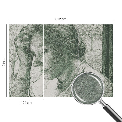 Papier peint panoramique moderne Reflexívna žena