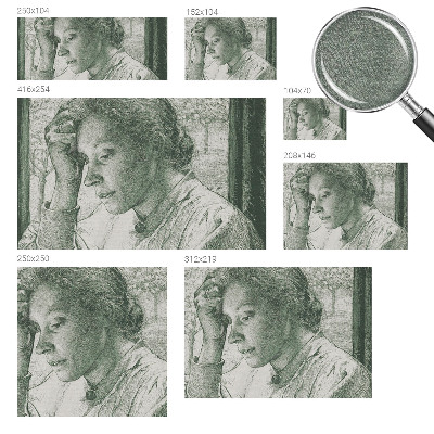 Papier peint panoramique moderne Reflexívna žena