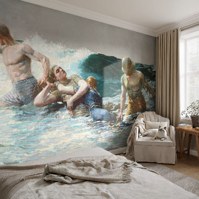 Papier peint panoramique haut de gamme Námorný boj