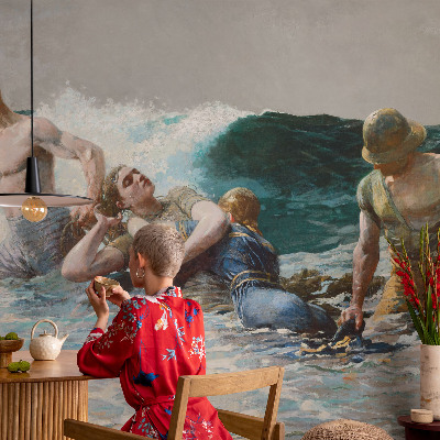 Papier peint panoramique haut de gamme Námorný boj