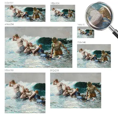 Papier peint photo sur tissu non tissé Combat naval