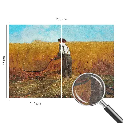 Papier peint photo imprimé sur tissu non tissé Récolte au soleil