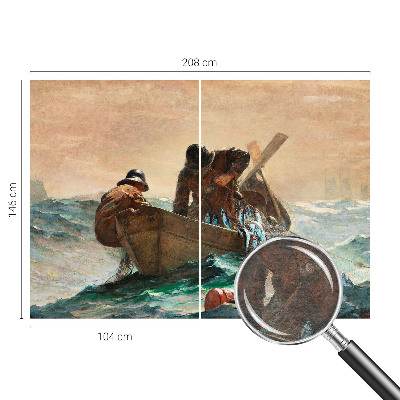 Papier peint photographique salon avec un motif d'aventure marine