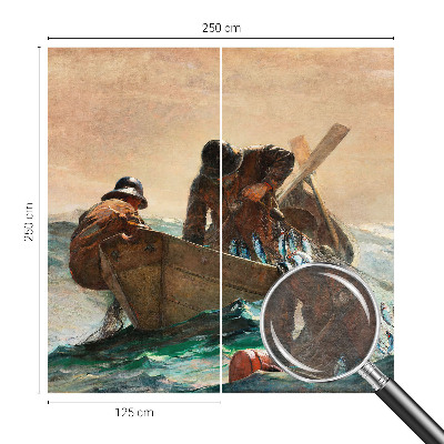 Papier peint photographique salon avec un motif d'aventure marine
