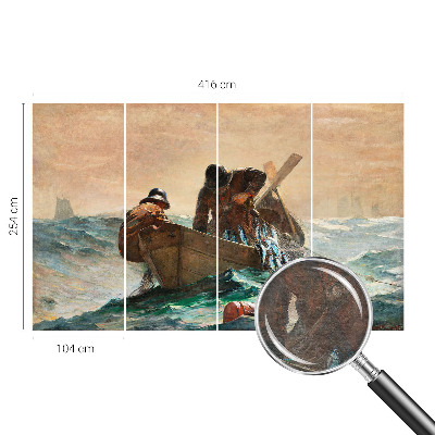 Papier peint photographique salon avec un motif d'aventure marine