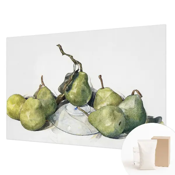 Papier peint photographique intissé poires aquarelle